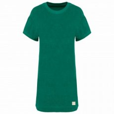 Malachite Green Eco-friendly terry t-shirt dress