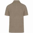 Cream coffee Eco-friendly terry polo shirt