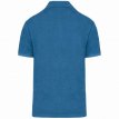 Riviera blue Polo Ecologisch badstof