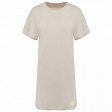 Ecologisch badstof t-shirtjurk Ecologisch badstof t-shirtjurk