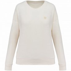 Ivory Damessweater Ecologisch badstof