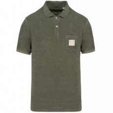 Khaki Polo Ecologisch badstof