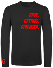 Busy getting stronger S Busy getting stronger